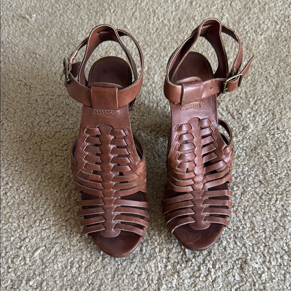 Brown Leather Sandals